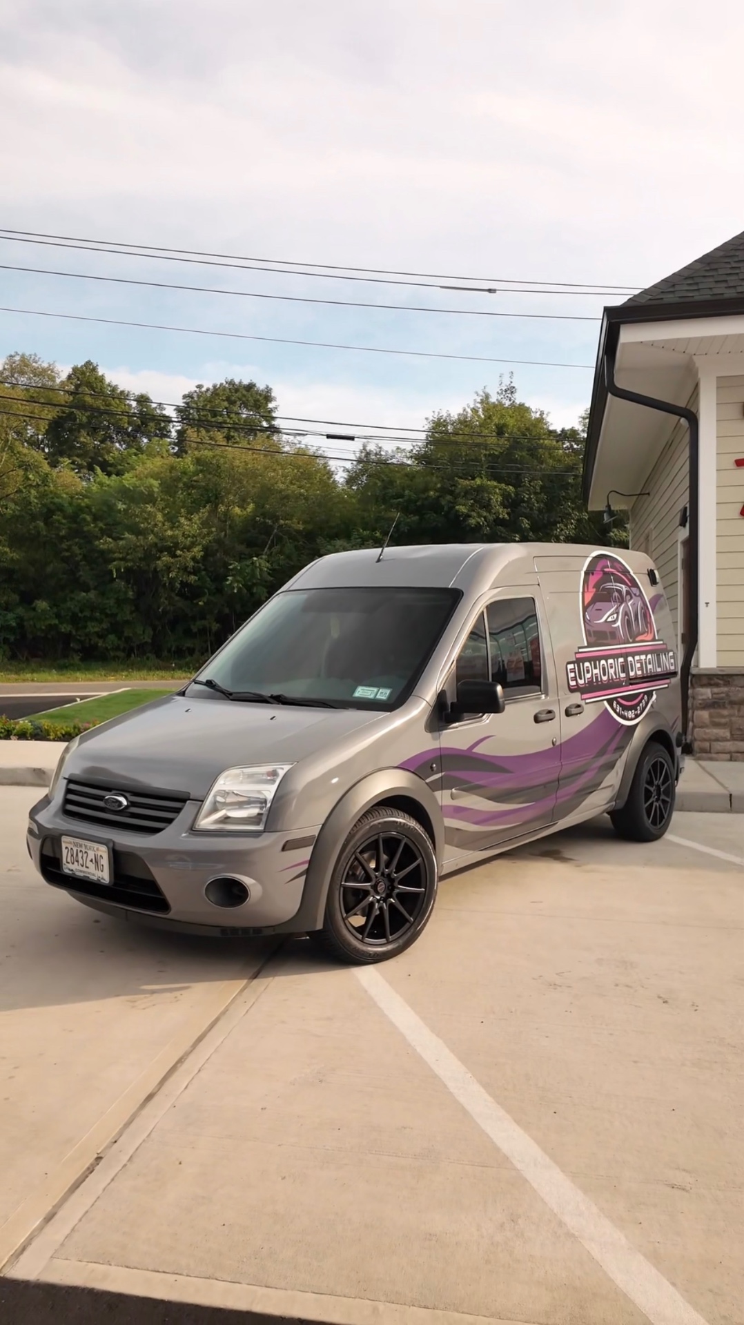 Euphoric Detailing branded mobile service van
